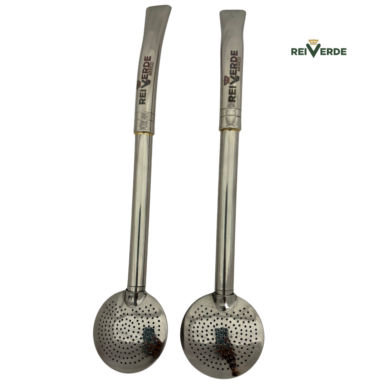 Bombilla Acero filtro lenteja - Pico de Loro - Semicurva