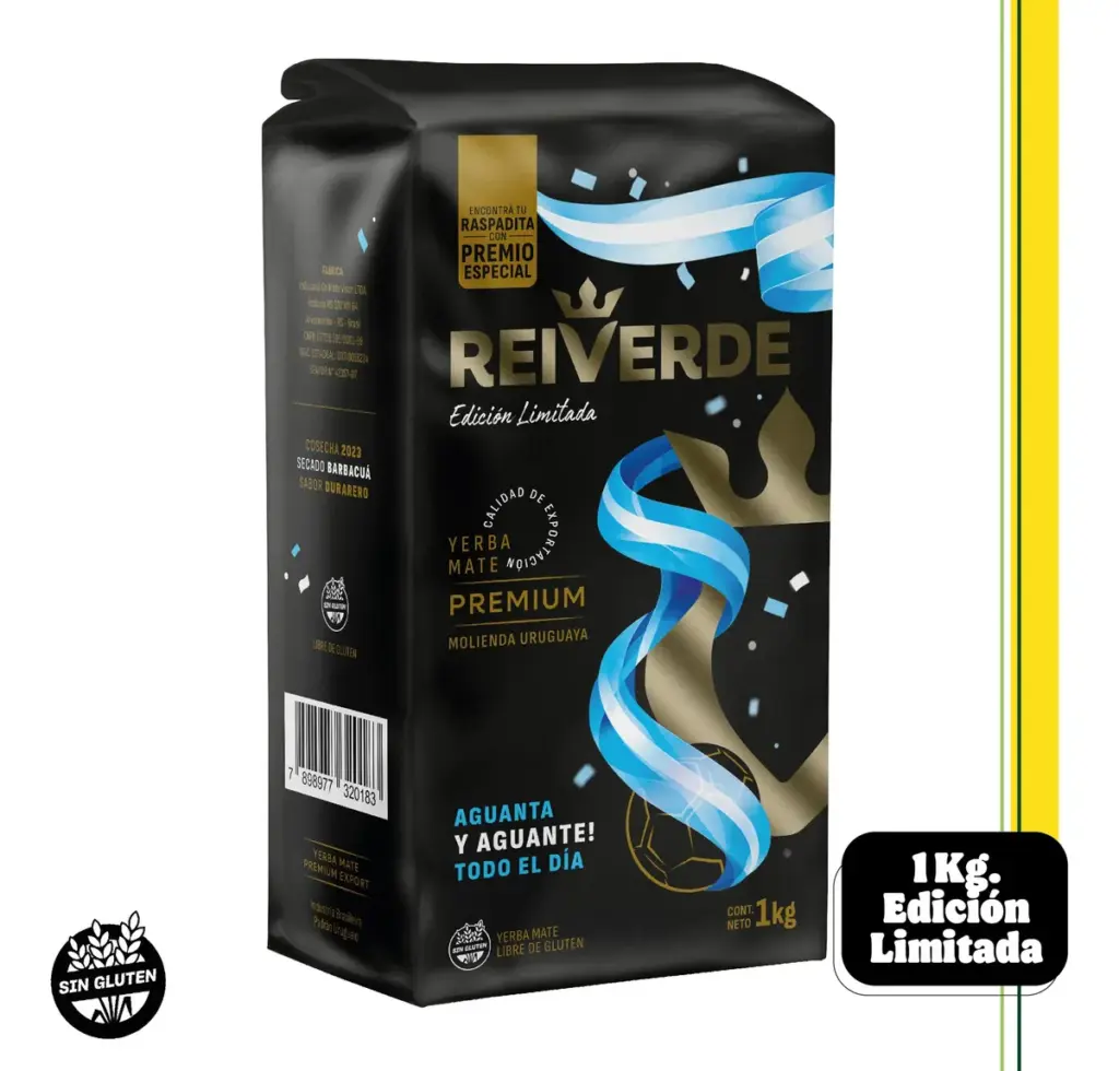 Yerba Mate – Rei Verde Premium 1kg EDICIÓN LIMITADA